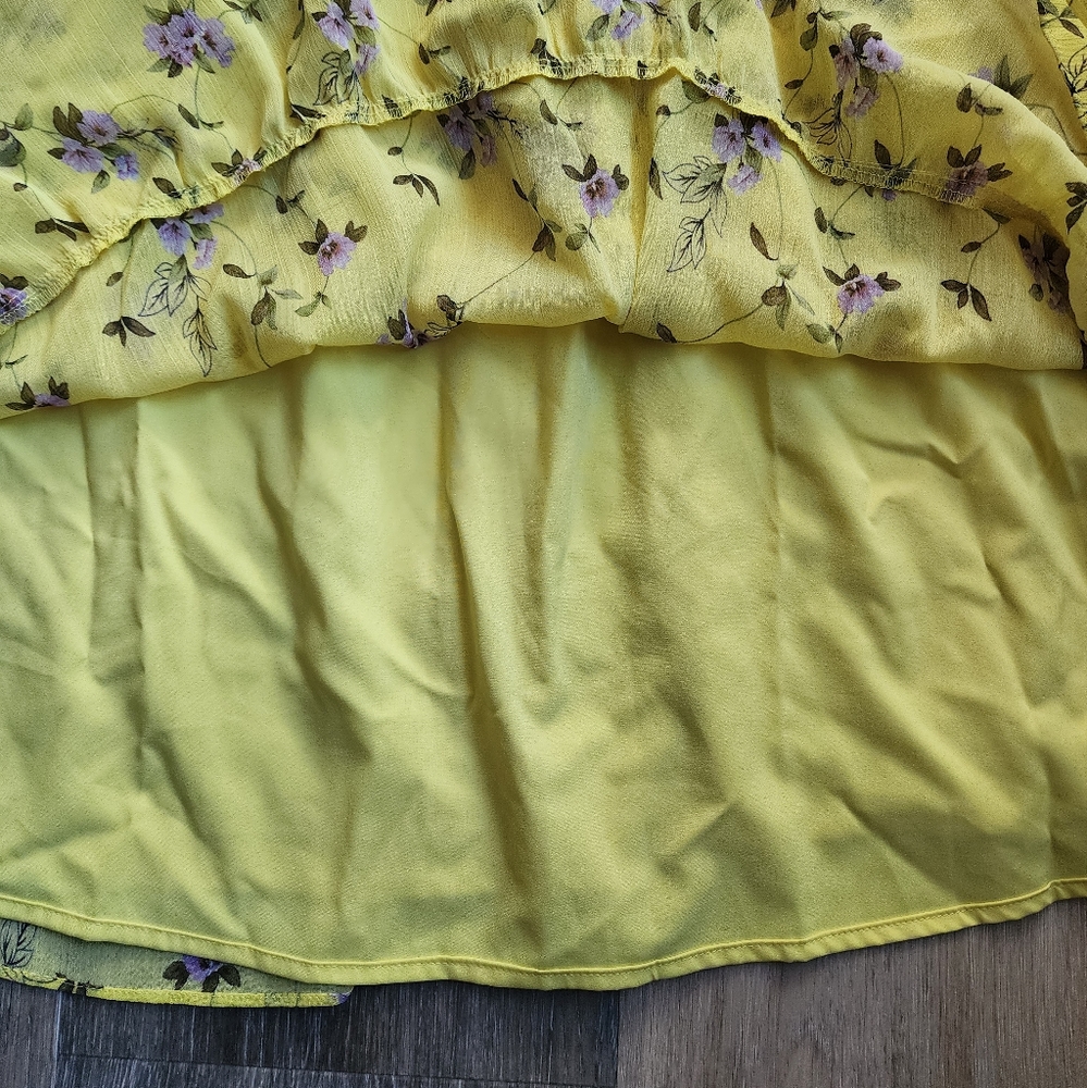 GIANNI BINI MINI FLORAL DRESS - Picture 7 of 9